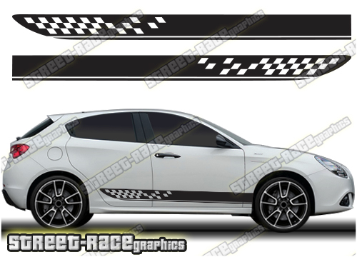 Alfa Romeo Giulietta side racing stripes 040