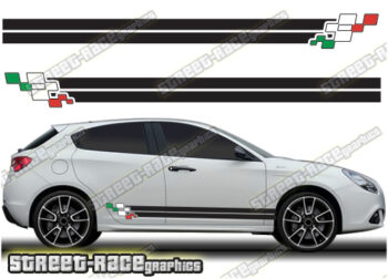 Alfa Romeo Giulietta racing stripes 017 - Scuderia Italia