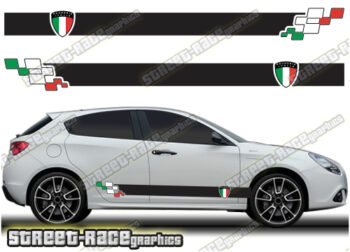 Alfa Romeo Giulietta racing stripes 018 - Scuderia Italia