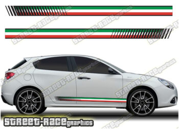 Alfa Romeo Giulietta racing stripes 020 - Italian flag