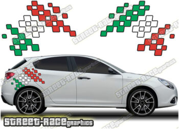 Alfa Romeo Giulietta decals 028 - Italian flag
