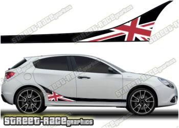 Alfa Romeo Giulietta racing stripes 030 - Union Jack