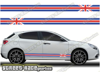 Alfa Romeo Giulietta racing stripes 031 - Union Jack