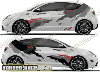 Alfa Romeo MiTo rally / race graphics