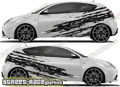 Alfa Romeo MiTo rally graphics 020