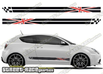 Alfa Romeo MiTo racing stripes 027 - Union Jack