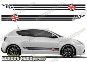 Alfa Romeo MiTo racing stripes 029 - Union Jack