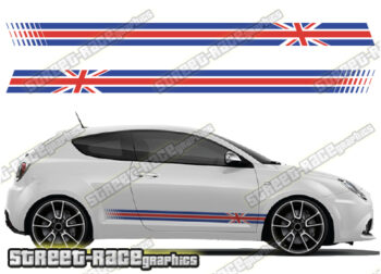 Alfa Romeo MiTo racing stripes 031 - Union Jack