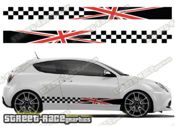Alfa Romeo MiTo racing stripes 034 - Union Jack