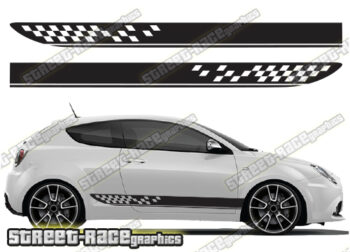 Alfa Romeo MiTo side racing stripes 040