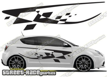Alfa Romeo MiTo side decals 043