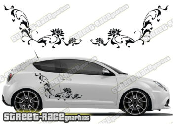 Alfa Romeo MiTo side decals 046