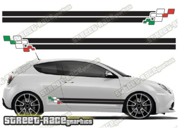 Alfa Romeo Mito racing stripes 017 - Scuderia Italia