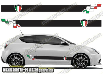 Alfa Romeo Mito racing stripes 018 - Scuderia Italia