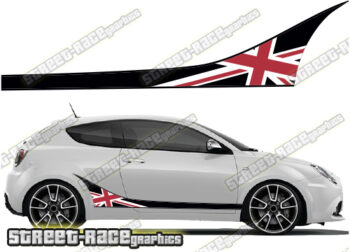 Alfa Romeo MiTo racing stripes 030 - Union Jack