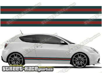 Alfa Romeo MiTo racing stripes 033 - GUCCI