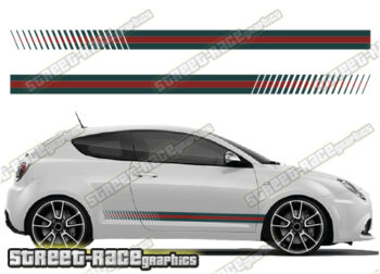 Alfa Romeo MiTo racing stripes 034 - GUCCI