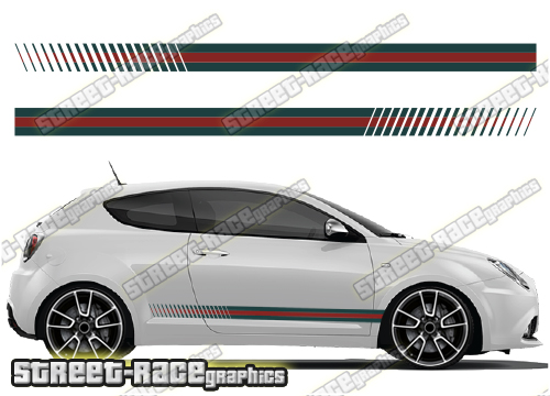 Alfa Romeo MiTo racing stripes 034 - GUCCI