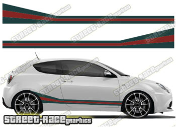 Alfa Romeo MiTo racing stripes 035 - GUCCI