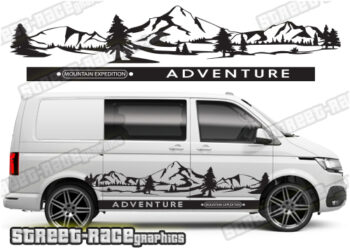 VW Transporter mountain designs