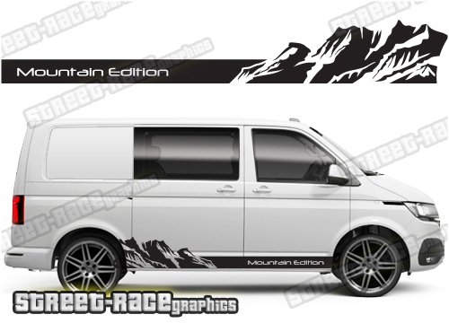 VW transporter stickers 144 - Mountain Edition