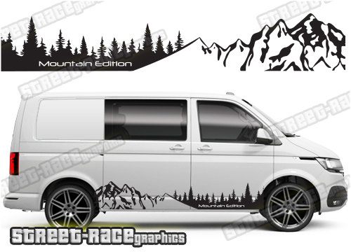 VW transporter stickers 145 - Mountain Edition