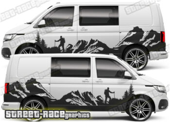 VW transporter stickers 066 - Mountain Edition