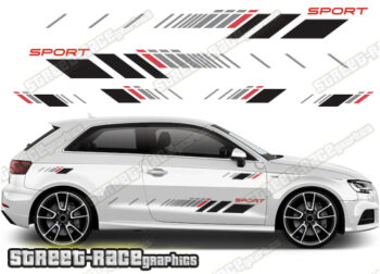 Audi A3 racing stripes 027