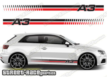 Audi A3 racing stripes 034