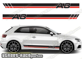 Audi A3 racing stripes 035