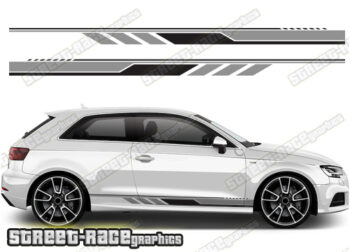 Audi A3 racing stripes 036