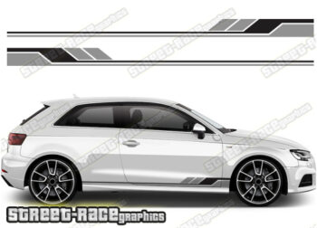 Audi A3 racing stripes 037