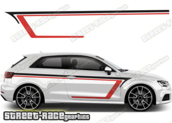 Audi A3 racing stripes 039