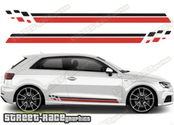 Audi A3 racing stripes 040