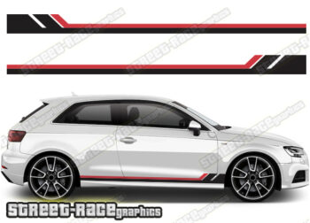 Audi A3 racing stripes 042