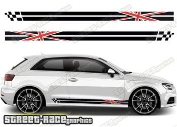 Audi A3 racing stripes 046