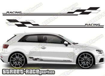 Audi A3 racing stripes 049
