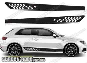Audi A3 racing stripes 050