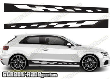 Audi A3 racing stripes 052