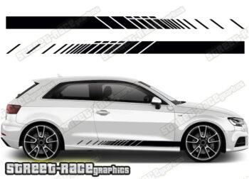 Audi A3 racing stripes 056