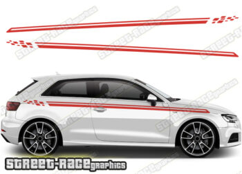 Audi A3 racing stripes 057
