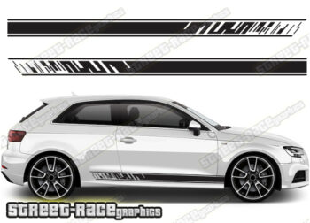 Audi A3 racing stripes 058
