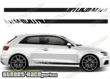 Audi A3 racing stripes 059