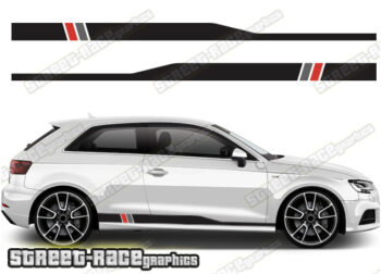Audi A3 racing stripes 065