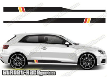 Audi A3 racing stripes 066