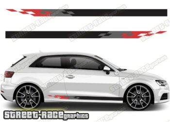 Audi A3 racing stripes 067