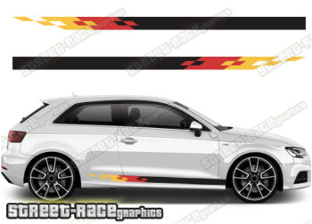 Audi A3 racing stripes 068