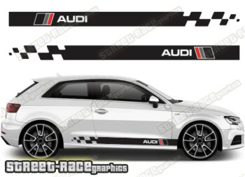 Audi A3 racing stripes 069
