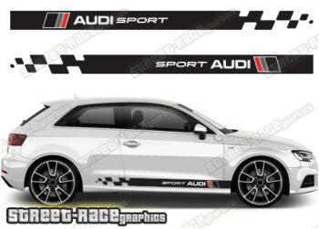 Audi A3 racing stripes 070