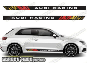 Audi A3 printed racing stripes 032 - German Flag